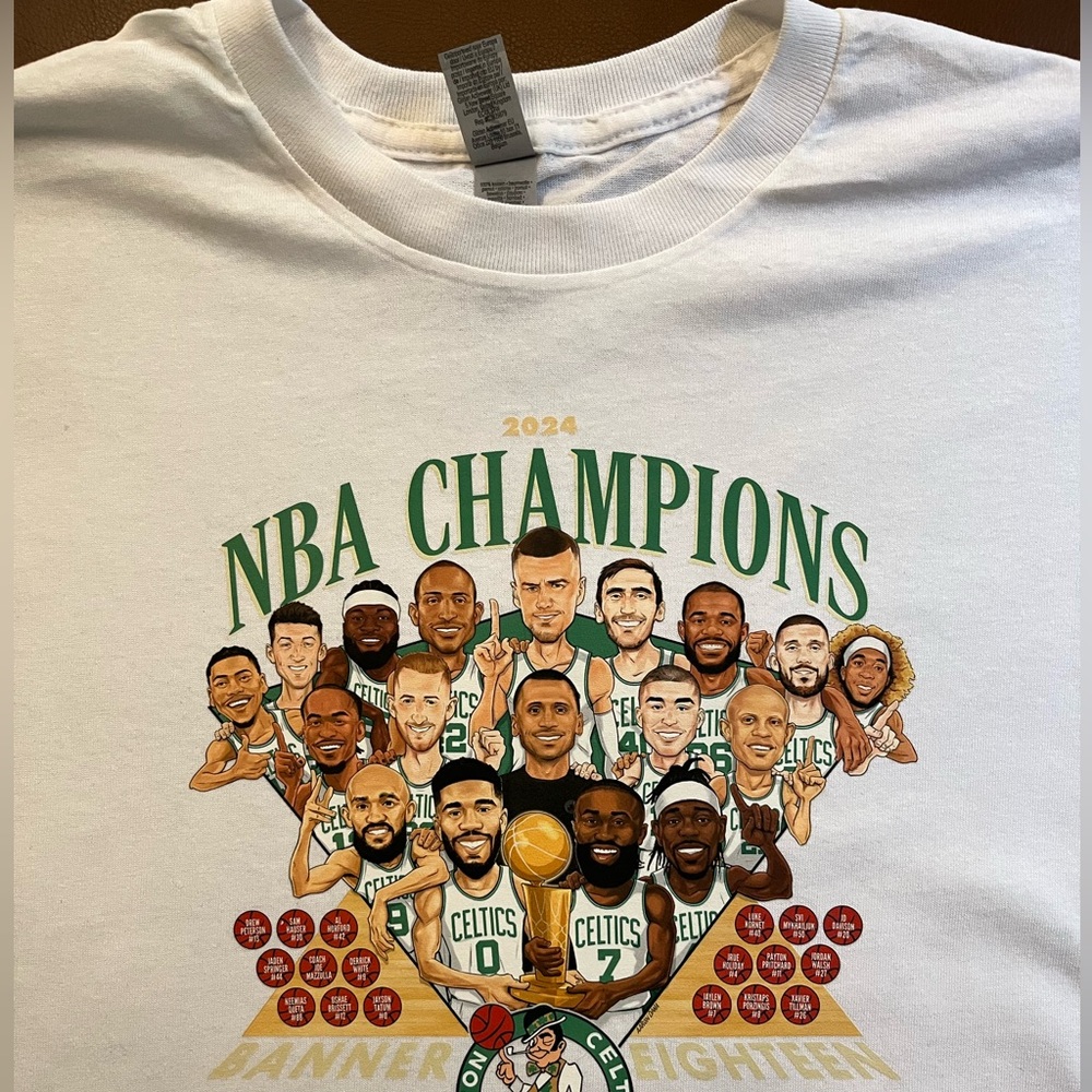 2024 Boston Celtics Championship Parade Character Team Shirt